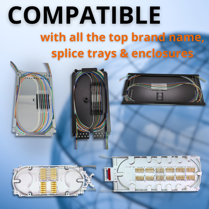 Sysotek Fiber Optic Fusion Splice Sleeves - 500pcs