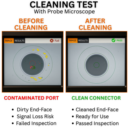 Sysotek Fiber Optic LC 1.5mm Cleaning Swabs - 100 pack
