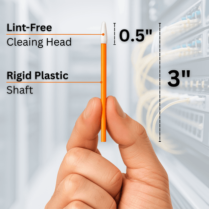 Sysotek Fiber Optic SC 2.5mm Cleaning Swabs - 100 pack