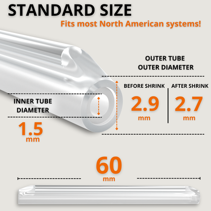 Sysotek Fiber Optic Fusion Splice Sleeves - 500pcs